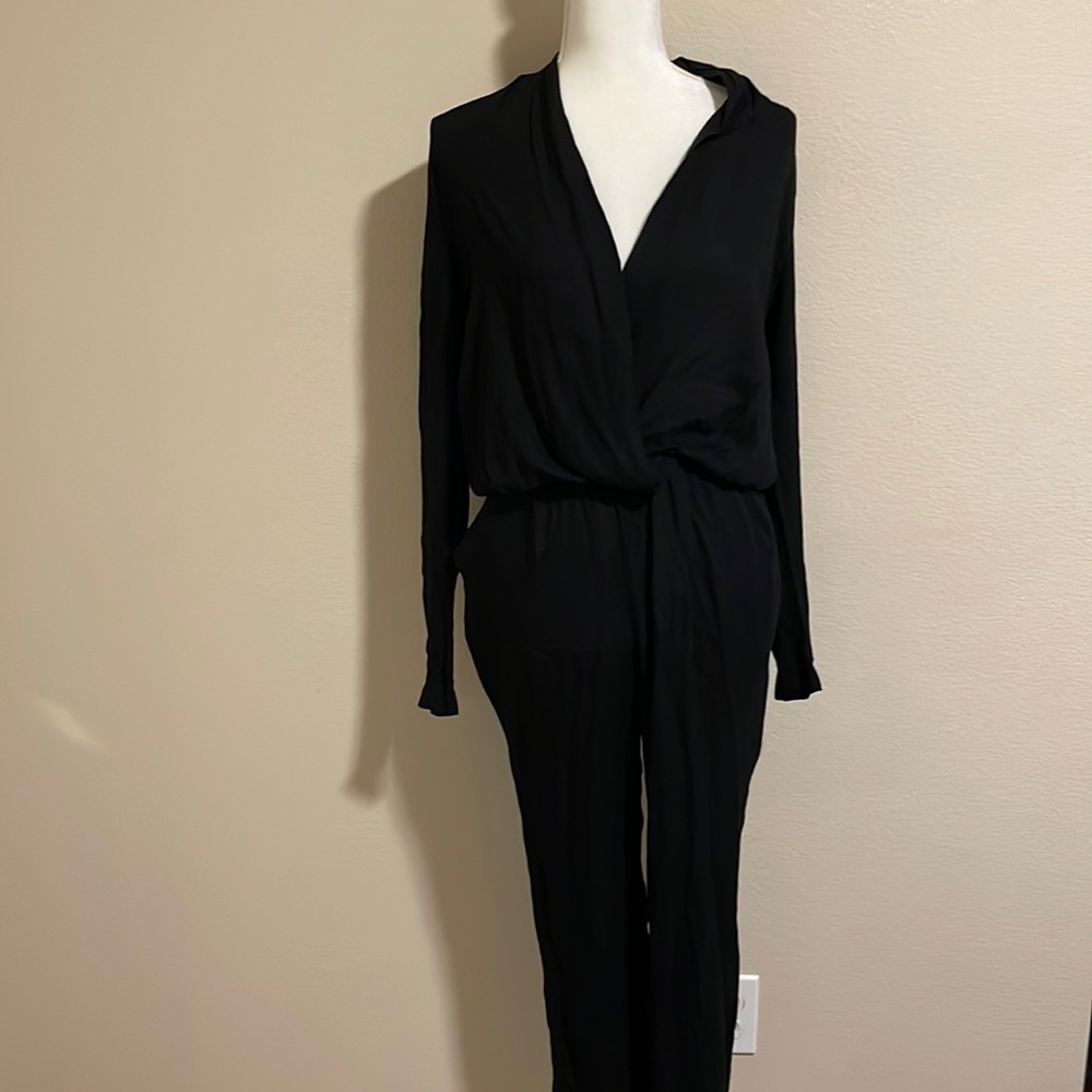 Young Fabulous & Broke Black Long Sleeve Jumpsuit XS